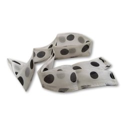 (image for) Thumb Tip Streamer(Polka Dots - Black dots on White) by Uday - Trick