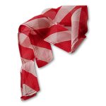 (image for) Thumb Tip Streamer (Zebra - Red & White) by Uday - Trick