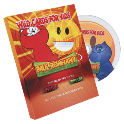 (image for) Wild Card Tricks For Kids! (Gimmicks and Online Instructions) by Paul Romhany - Trick