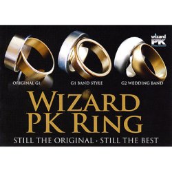 (image for) Wizard PK Ring G2 (CURVED, GOLD, 19mm, Small) by World Magic Shop - Trick