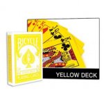 (image for) Bicycle Yellow Deck (First Generation) Playing Cards by Magic Makers
