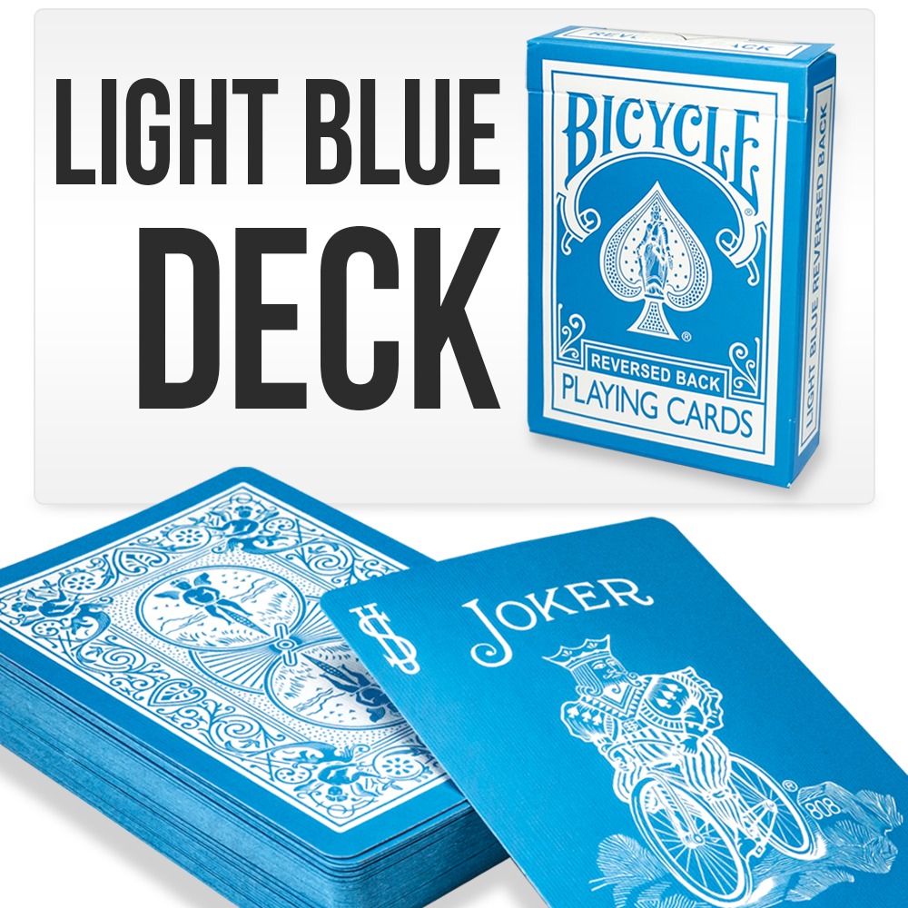 (image for) Bicycle Light Blue Playing Cards Deck by Magic Makers
