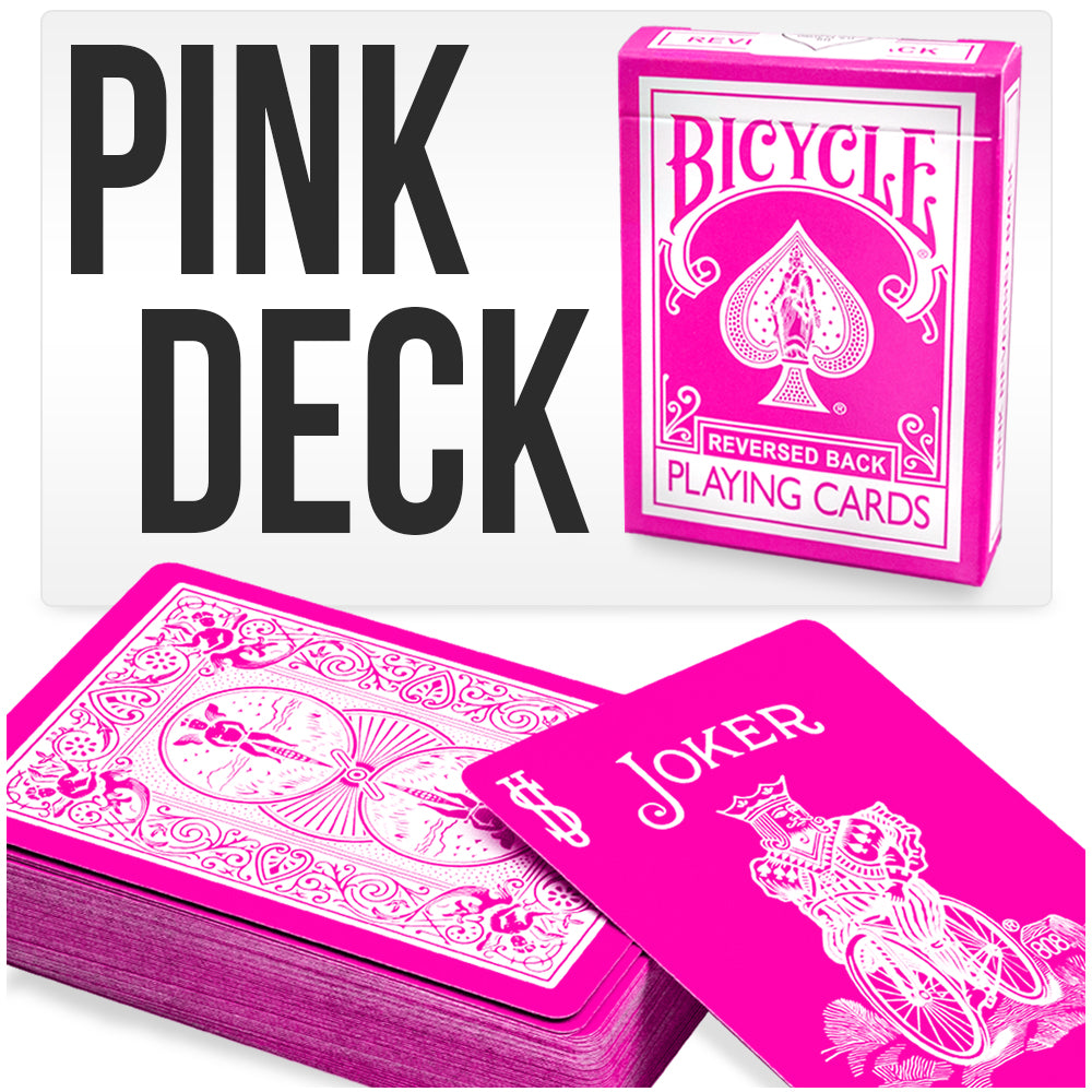 (image for) Bicycle Hot Pink Deck Playing Cards by Magic Makers