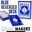 (image for) Reversed Back Bicycle Deck - Blue (Blue Ice Deck 2nd Generation) - Click Image to Close