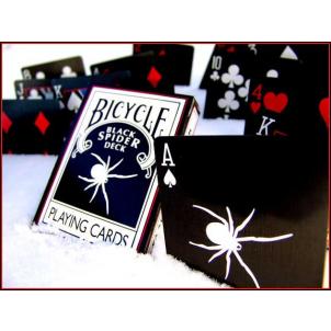 (image for) Black Spider Deck - Bicycle Playing Cards - Click Image to Close