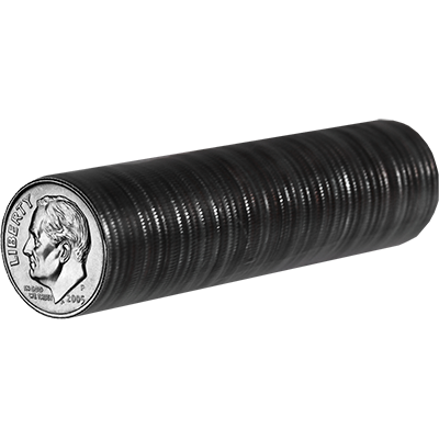 (image for) U.S. Dimes, ungimmicked roll of 50 coins - Click Image to Close