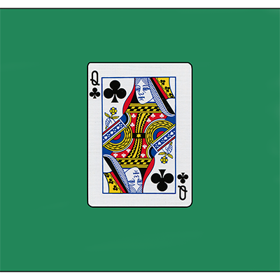 (image for) 12 inch Card Silk - Queen Of Clubs by Vincenzo Di Fatta - Click Image to Close