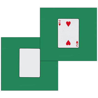 (image for) Card Silk Set 9 inch (2 of Hearts + Blank) by Vincenzo Di Fatta - Click Image to Close