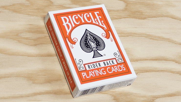 (image for) Bicycle Orange Playing Cards by US Playing Card Co - Click Image to Close