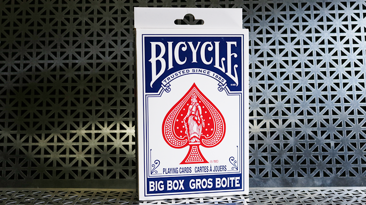 (image for) Big Bicycle Cards (Jumbo Bicycle Cards, Blue) - Click Image to Close