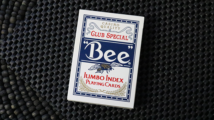 (image for) Cards Bee Poker Jumbo Index (Blue)