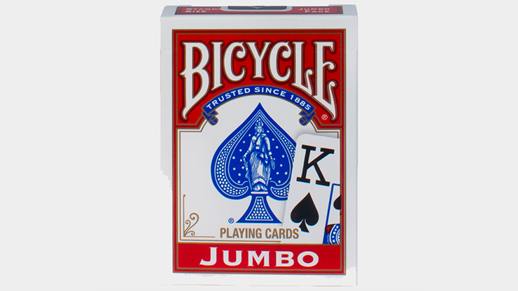 (image for) Cards Bicy. Jumbo Index (Red) - Click Image to Close