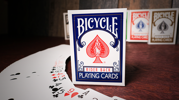 (image for) Bicycle Playing Cards Poker (Blue) by US Playing Card Co - Click Image to Close