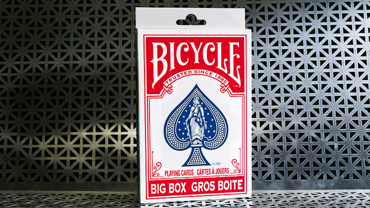 (image for) Big Bicycle Cards (Jumbo Bicycle Cards, Red) - Click Image to Close