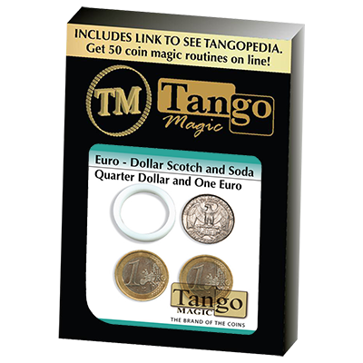 (image for) Euro-Dollar Scotch And Soda (ED000) (Quarter Dollar and 1 Euro) by Tango-Trick - Click Image to Close