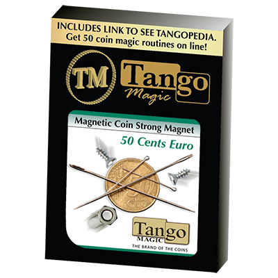 (image for) Magnetic Coin Strong Magnet 50 cents Euro (E0019) by Tango - Trick - Click Image to Close