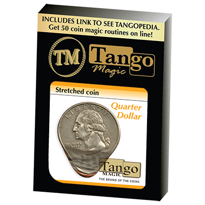 (image for) Stretched Coin Quarter Dollar by Tango- (D0095) - Click Image to Close