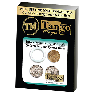 (image for) Euro-Dollar Scotch And Soda (50 Cent Euro and Quarter Dollar)(ED001) by Tango-Trick