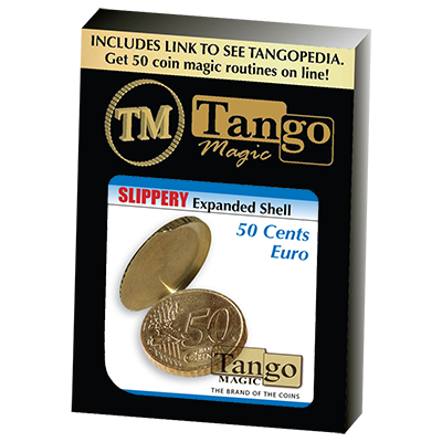 (image for) Slippery Expanded Shell (50 Cent Euro Coin) by Tango-Trick (E0070) - Click Image to Close