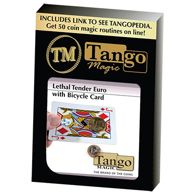 (image for) Lethal Tender Euro with Bicycle Card by Tango- Trick (E0061) - Click Image to Close