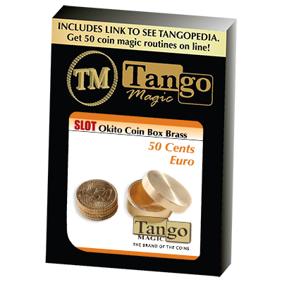 (image for) Slot Okito Coin Box Brass 50cent Euro by Tango -Trick (B0016) - Click Image to Close