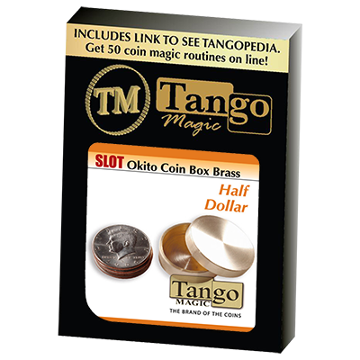 (image for) Slot Okito Coin Box Brass Half Dollar (B0019)by Tango -Trick - Click Image to Close