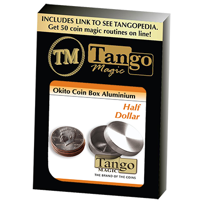 (image for) Slot Okito Box Half Dollar Aluminum by Tango -Trick (A0015) - Click Image to Close
