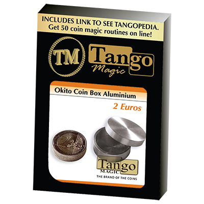 (image for) Okito Coin Box Aluminum 2 Euro by Tango - Trick (A0002) - Click Image to Close