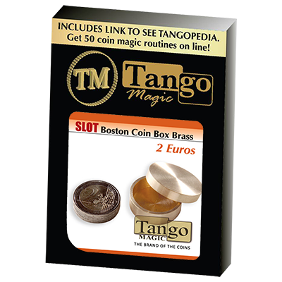 (image for) Slot Boston Box Brass 2 Euro by Tango - Trick (B0021) - Click Image to Close