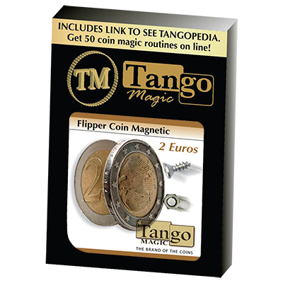 (image for) Magnetic Flipper Coin (2 Euro) by Tango- Trick (E0034) - Click Image to Close