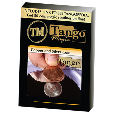 (image for) Copper Silver Coin (Half Dollar/English Penny) (D0060) by Tango - Trick - Click Image to Close