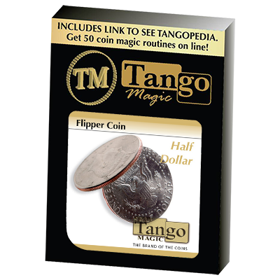 (image for) Flipper Coin Half Dollars (D0039) by Tango Magic - Trick - Click Image to Close