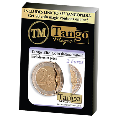 (image for) Biting coin (2 Euro -internal w/extra piece)(E0044) from Tango - Click Image to Close
