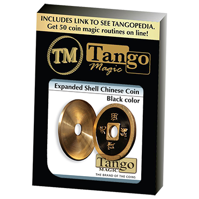 (image for) Expanded Chinese coin Shell made in Brass (CH004) from Tango Coin Magic - Click Image to Close