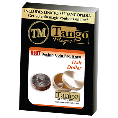 (image for) Slot Boston Box Brass half dollar (B0023)Tango-Trick - Click Image to Close
