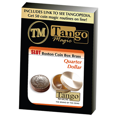 (image for) Slot Boston Box Brass Quarter by Tango -Trick (B0022) - Click Image to Close