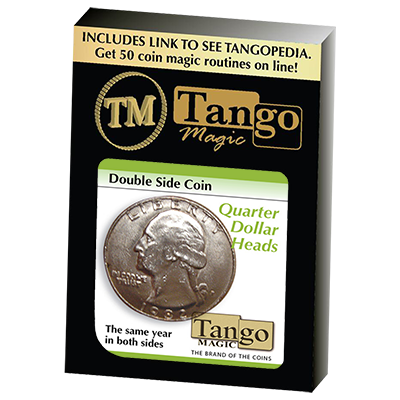 (image for) Double Side Quarter (Heads)(D0078) by Tango - Tricks - Click Image to Close