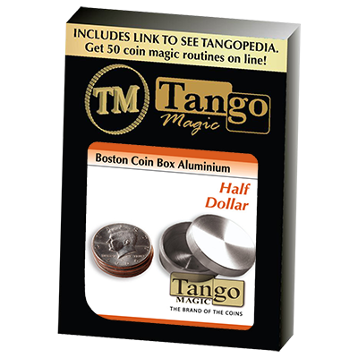 (image for) Boston Coin Box (Half Dollar Aluminum) by Tango - Trick (A0008) - Click Image to Close
