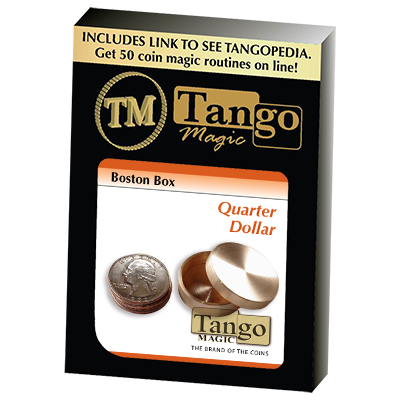 (image for) Boston Box (Brass US Quarter) by Tango Magic - Trick (B0011) - Click Image to Close