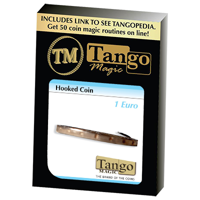 (image for) Hooked Coin (1 Euro) E0041 by Tango - Trick - Click Image to Close