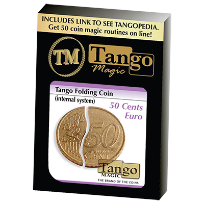 (image for) Folding Coin (E0038) (50 Cent Euro, Internal System) by Tango - Trick - Click Image to Close