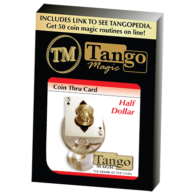 (image for) Coin Thru Card (Half Dollar) (D0016) Tango - Click Image to Close