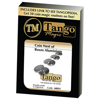 (image for) Coin nest of Boxes (Aluminum) by Tango - Trick (A0021) - Click Image to Close