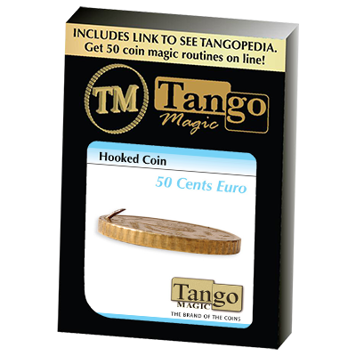 (image for) Hooked Coin (50c Euro) E0042 by Tango - Trick - Click Image to Close