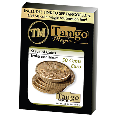 (image for) Stack of Coins 50 cent Euro by Tango - Trick (E0051)