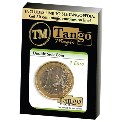 (image for) Double Sided Coin (1 Euro) (E0026) by Tango - Trick - Click Image to Close