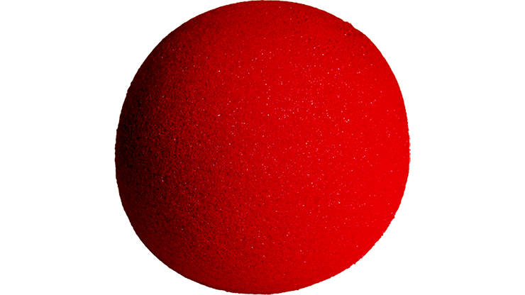 (image for) 4 inch Professional Sponge Ball Soft (Red) from Magic by Gosh (1 each) - Click Image to Close