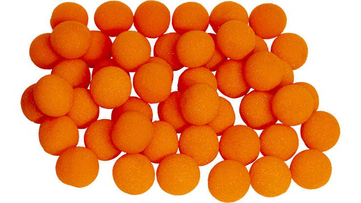 2 inch Super Soft Sponge Ball (Orange) Bag of 50 from Magic by Gosh