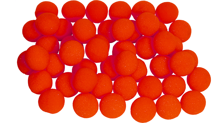1.5 inch Regular Sponge Balls (Red) Bag of 50 from Magic by Gosh
