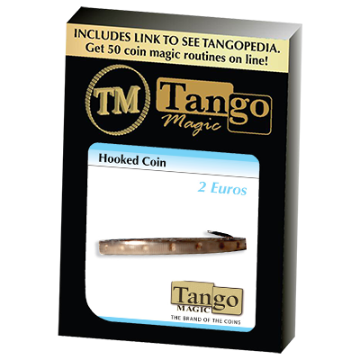 (image for) Hooked Coin (2 Euro) E0040 by Tango - Trick - Click Image to Close